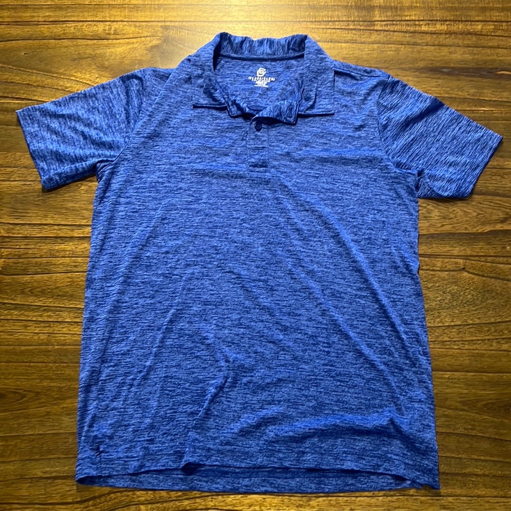 Boys Blue Polo Golf Shirt Class Club size 14/16